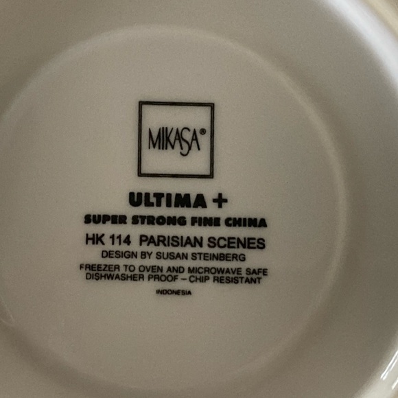 Mikasa Parisian cup and saucers- set 3 - Picture 5 of 12
